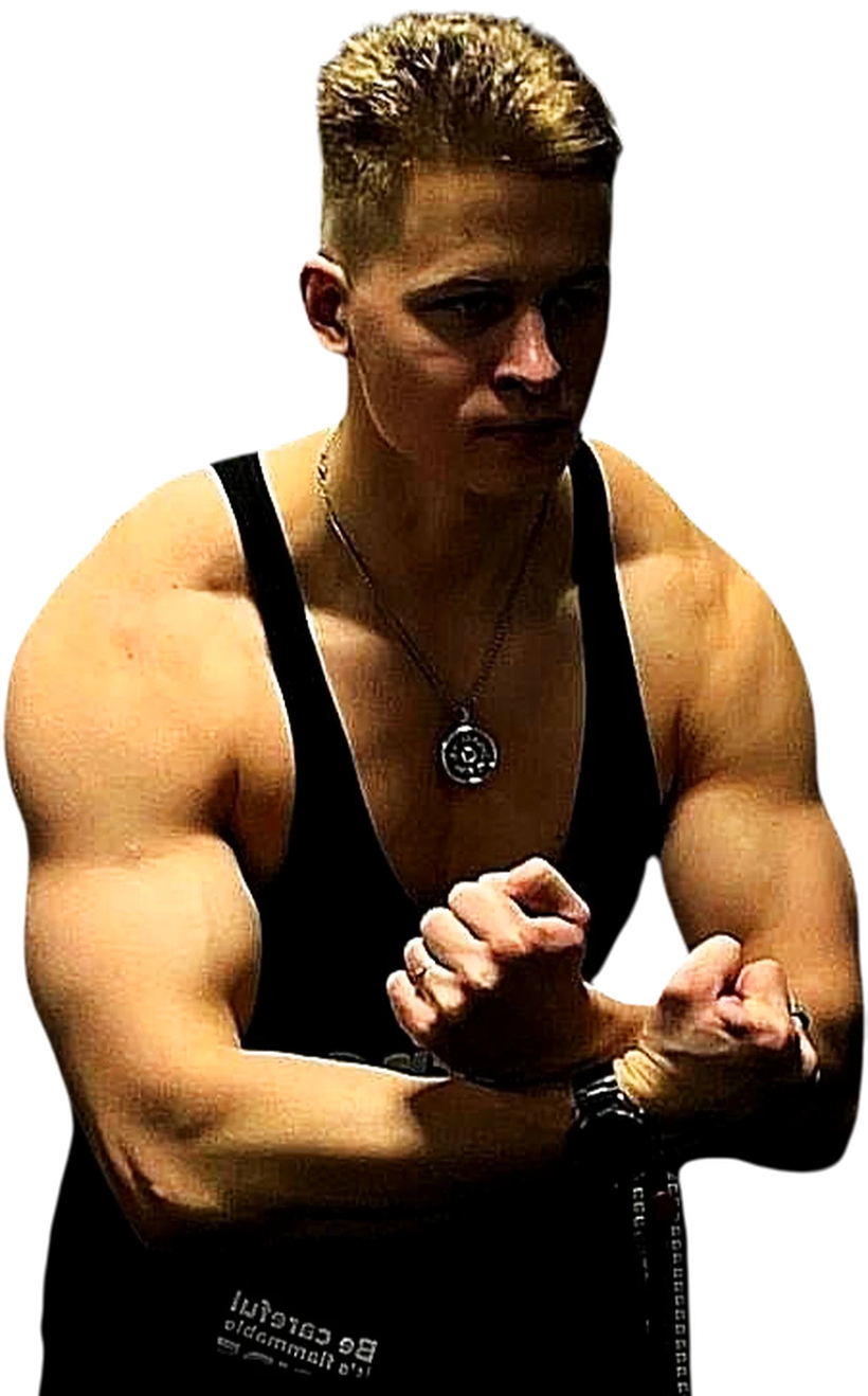 Никита Сорокин на тренировке