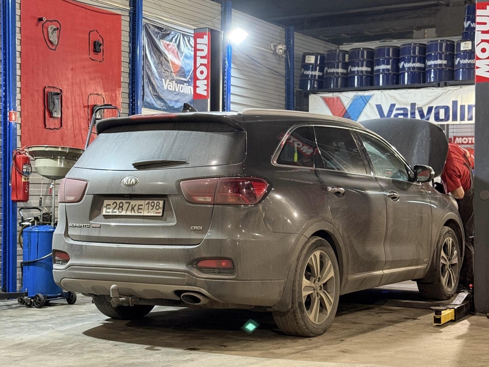 Проверка антифриза Kia Sorento Prime