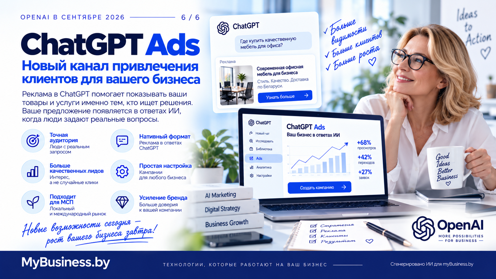 ChatGPT Ads в 2026 году - реклама в ChatGPT для бизнеса