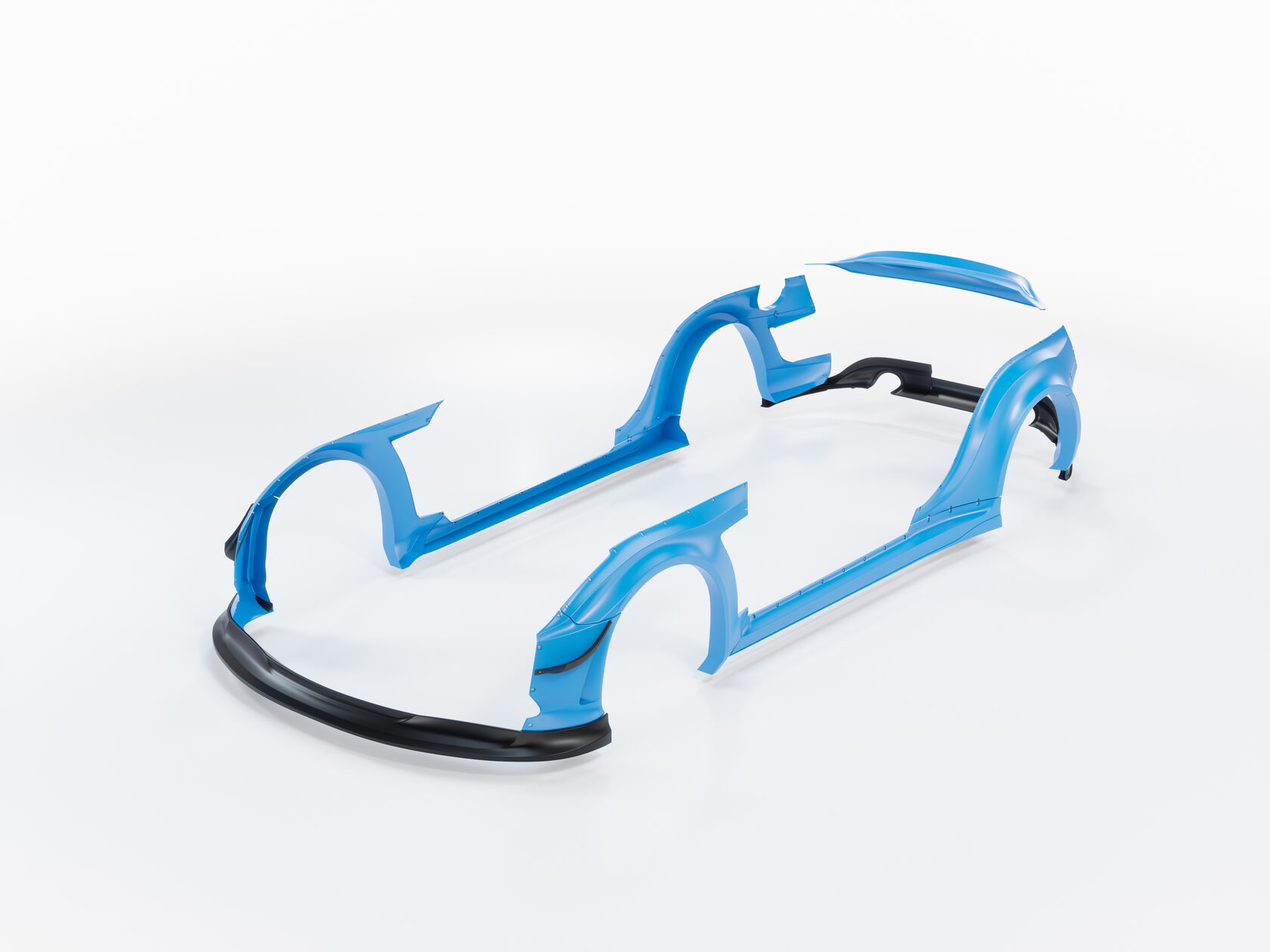 FENDERIST SPEC S Full Set / WIDE BODY KIT INFINITI G37 COUPE / NISSAN CKYLINE V36 2007-2010