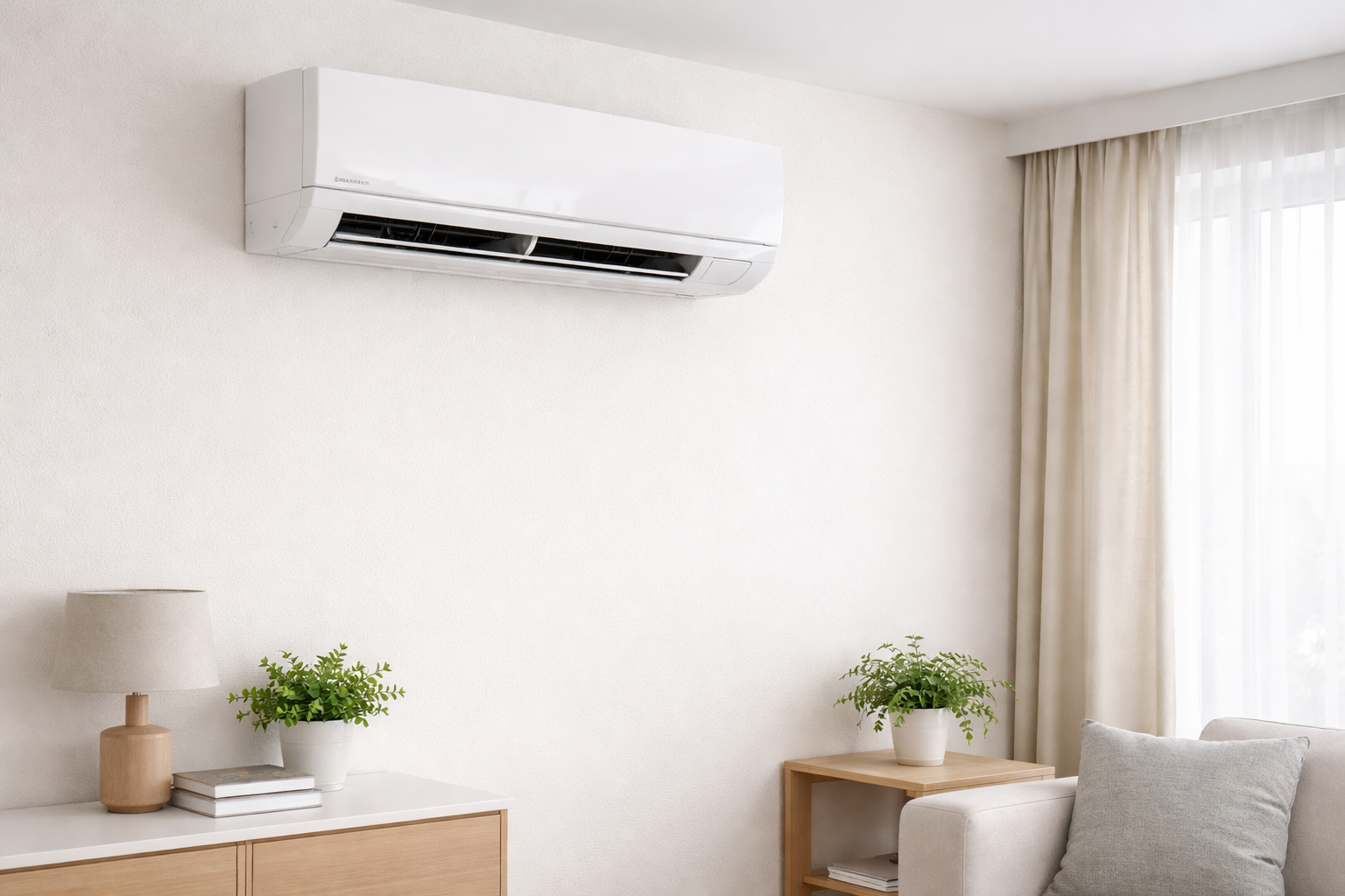 Установленный кондиционер