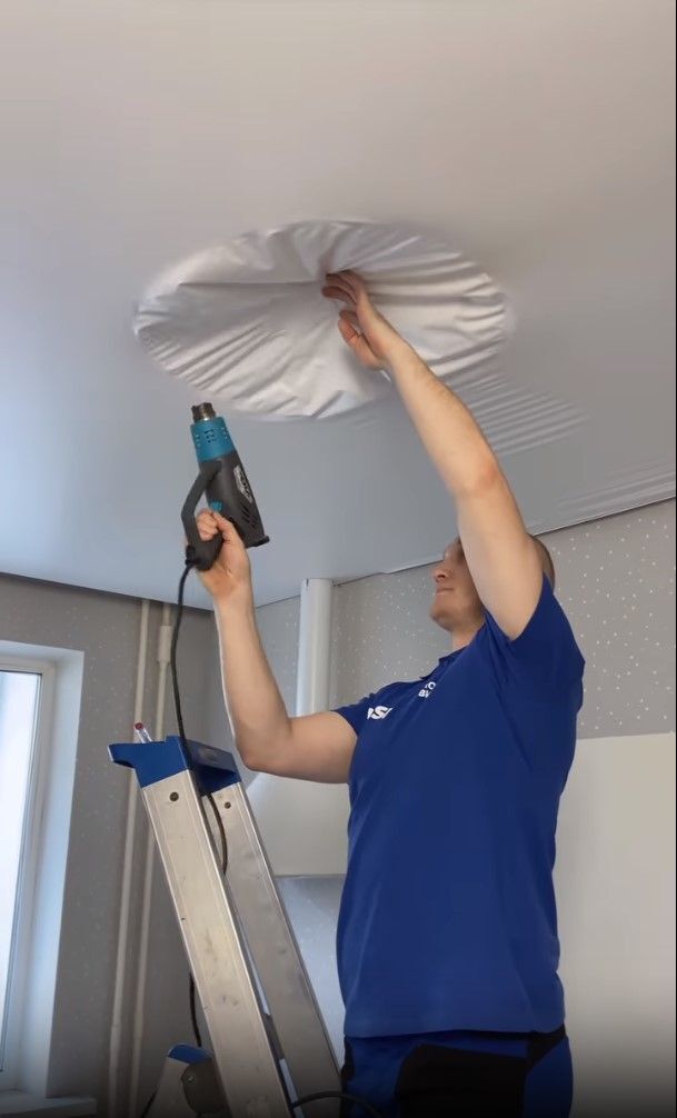 Монтаж потолка 1