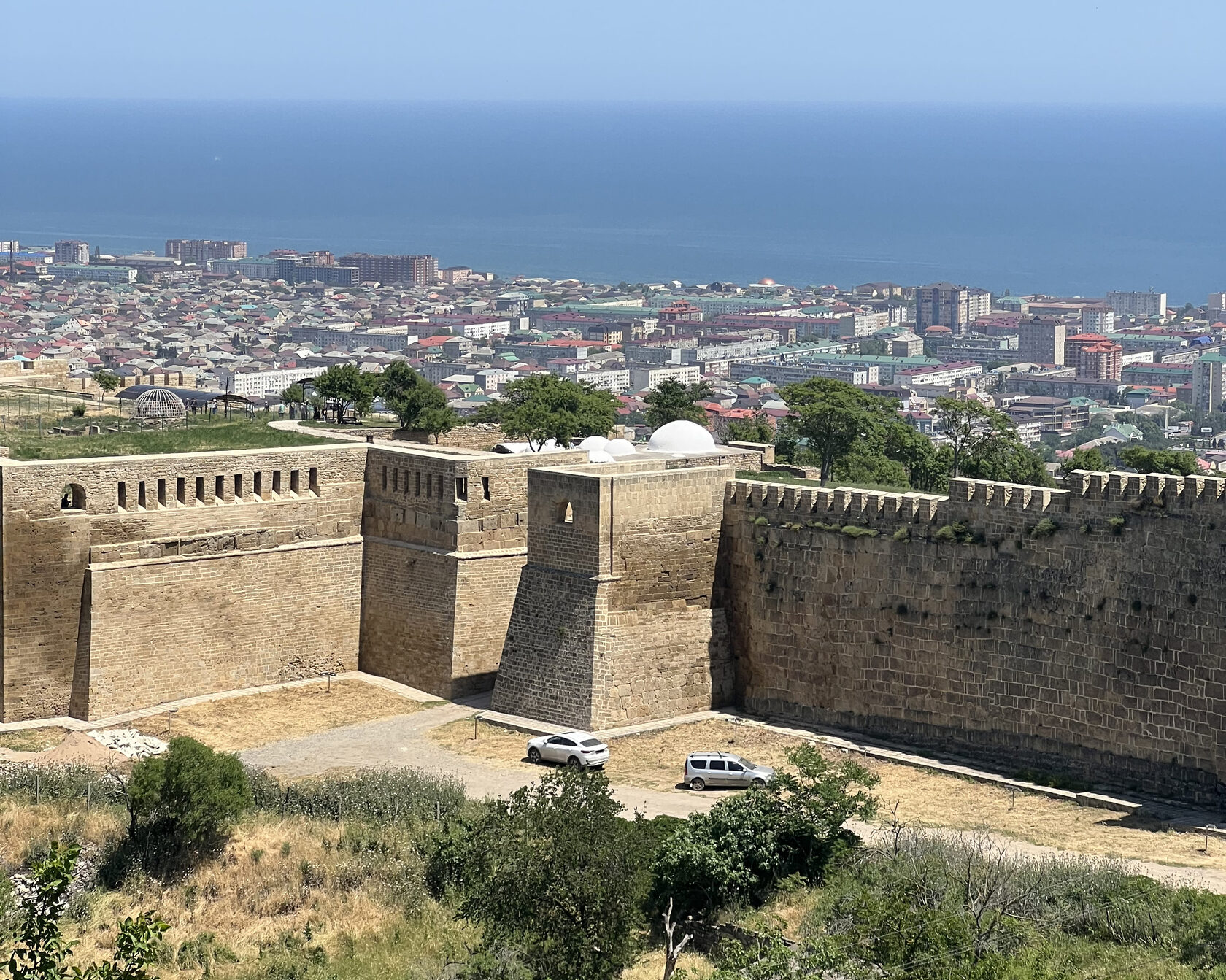 крепость нарын кала в дербенте фото самые красивые