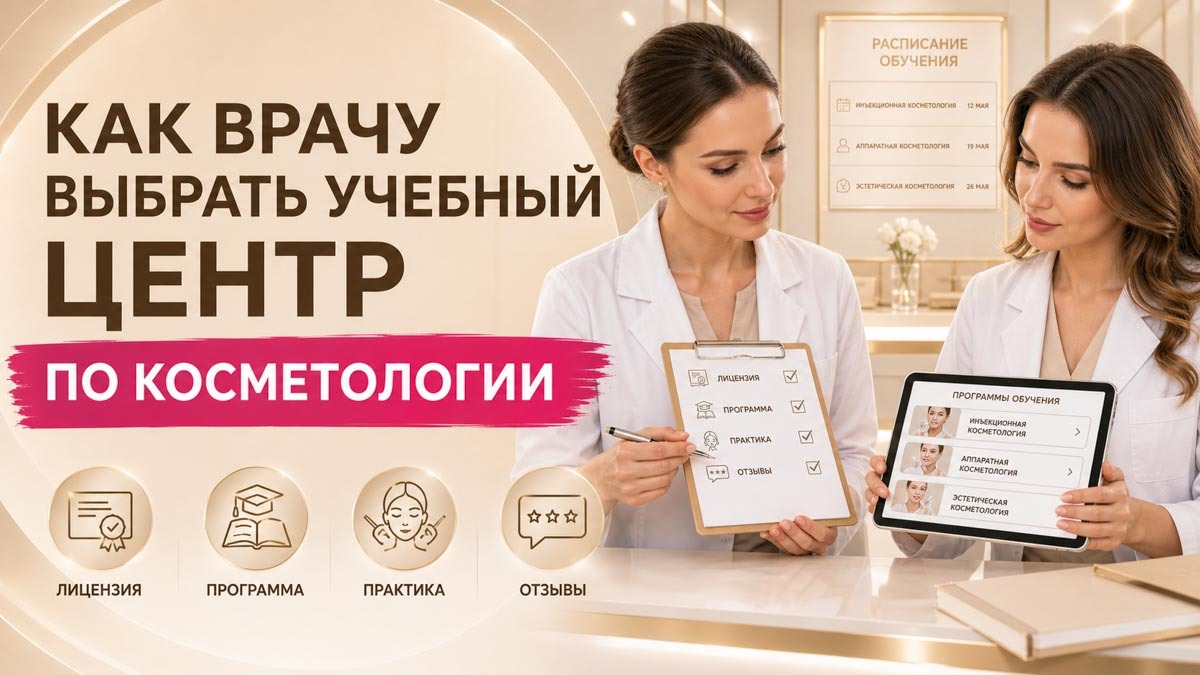 Как врачу выбрать учебный центр по косметологии