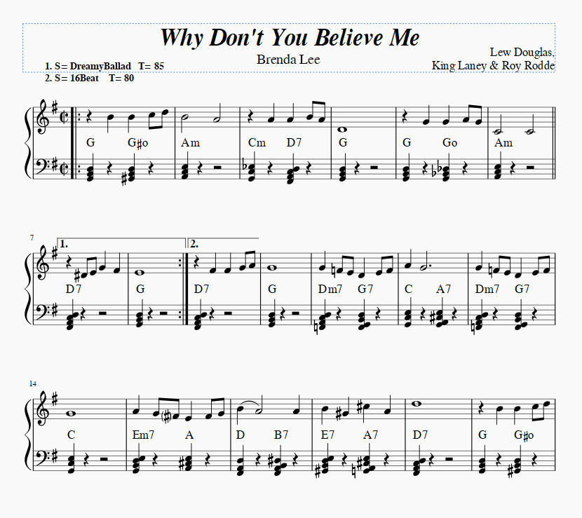 Why Don't You Believe Me