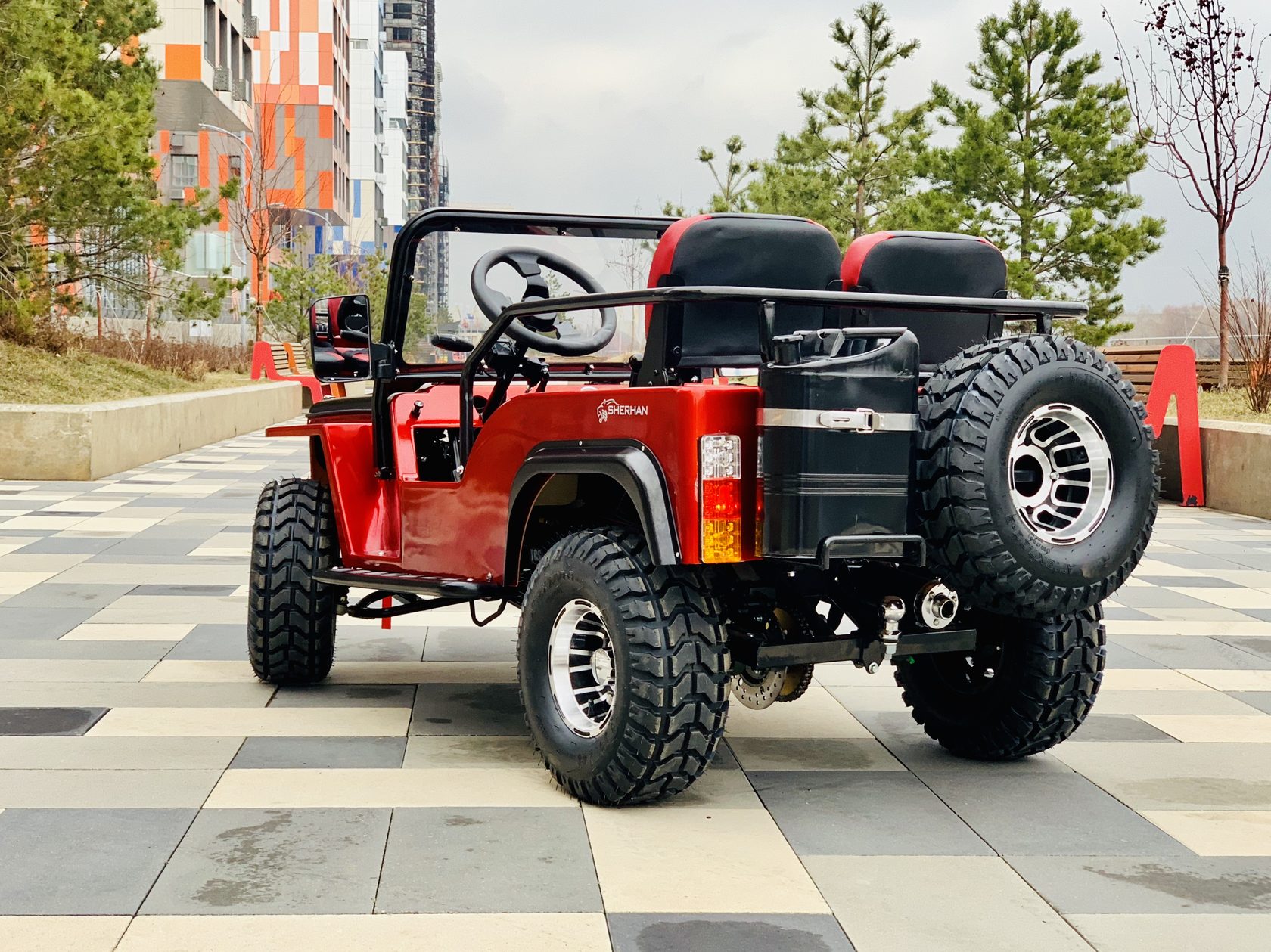 Детский бензиновый джип Sherhan Jeep