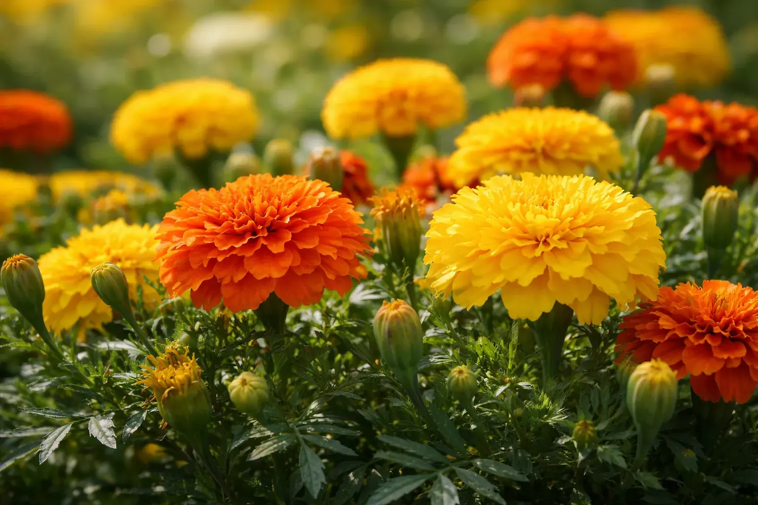 Когда весной сажать бархатцы