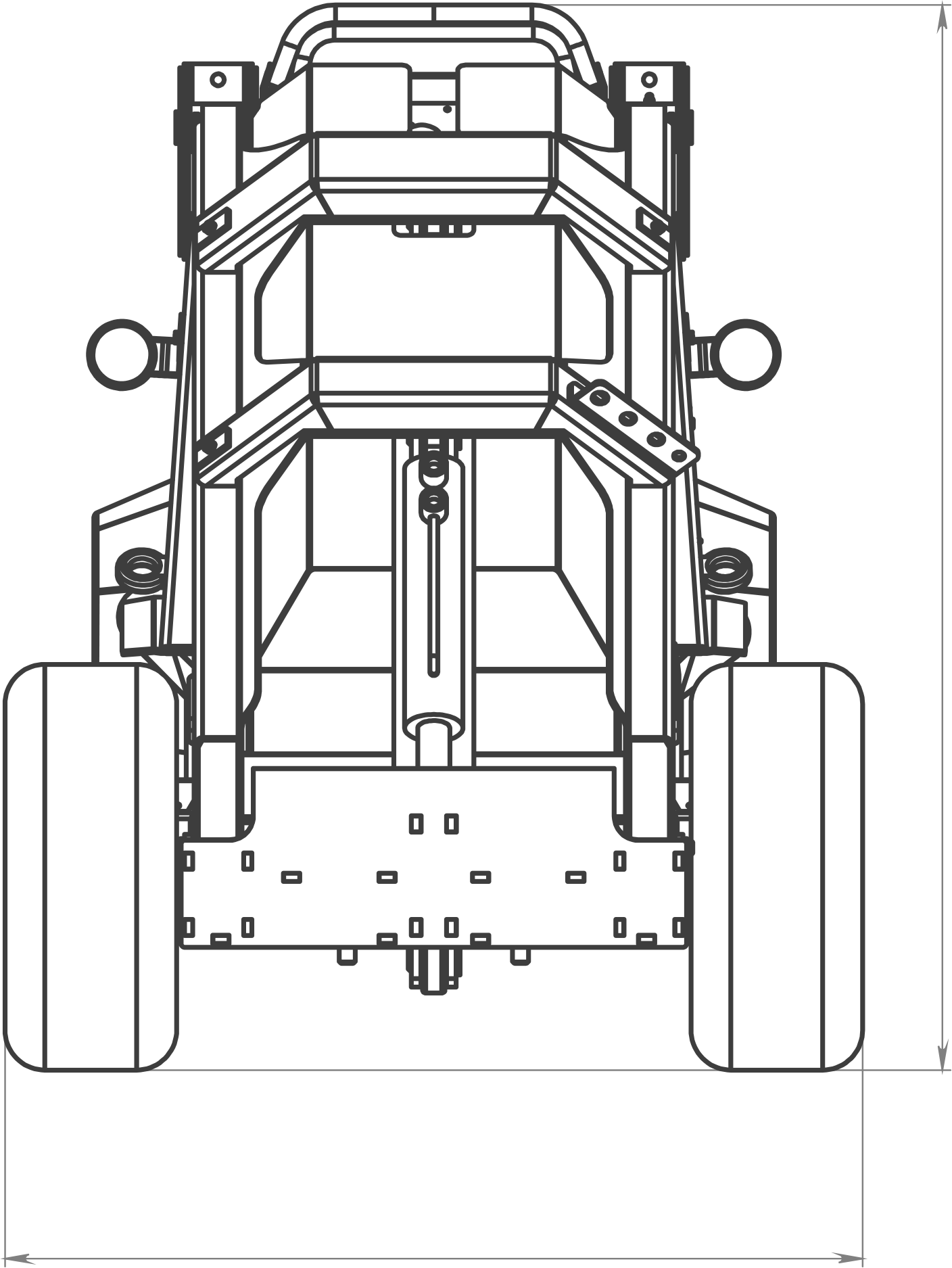 Мини-погрузчик BAUMECH ML-02 PRO