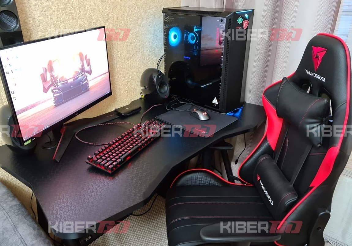 Стол madxracer gaming desk gtt13 carbon