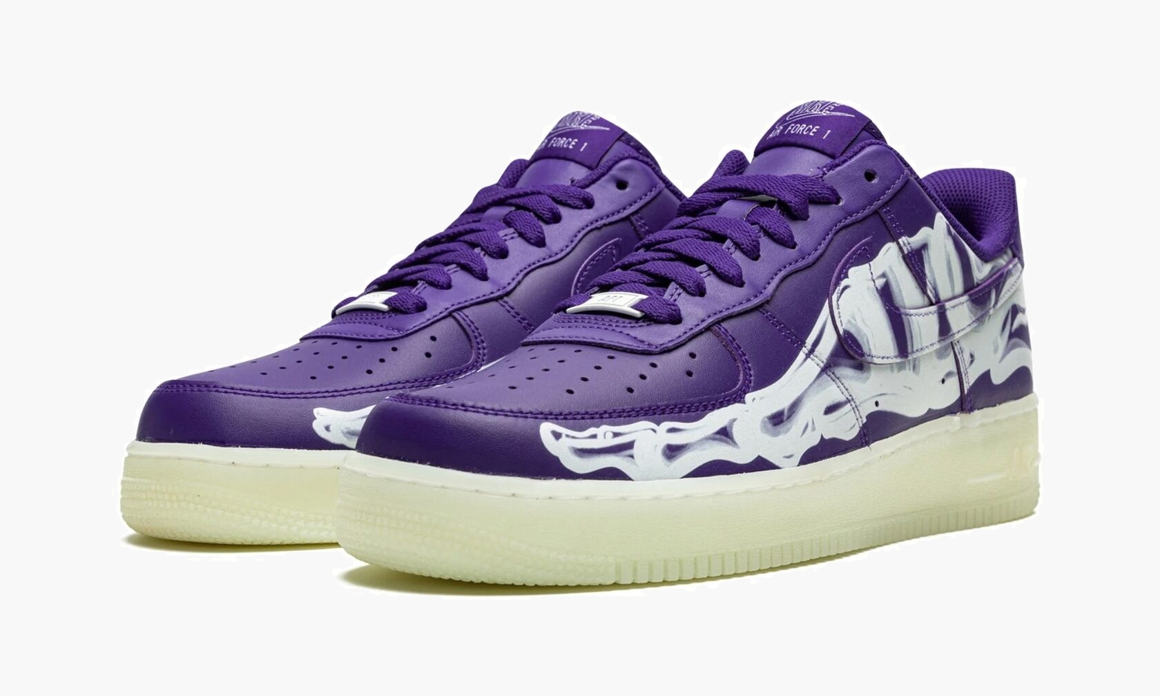 Af1 purple swoosh best sale