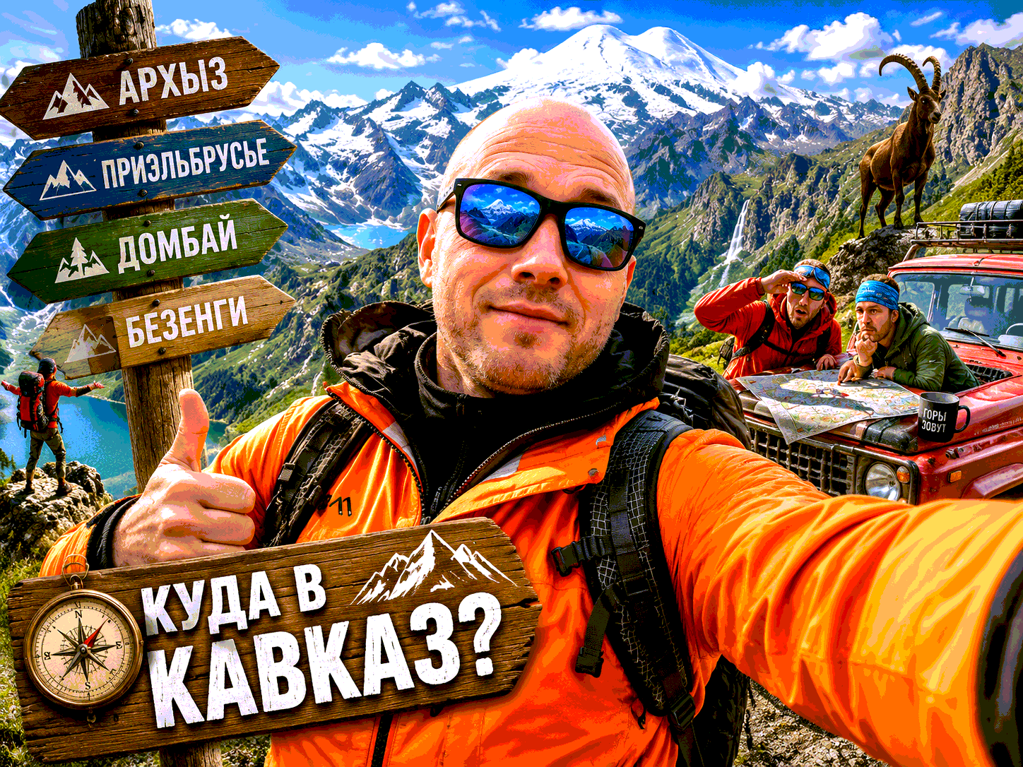 Сравнение горных регионов Кавказа для первого похода