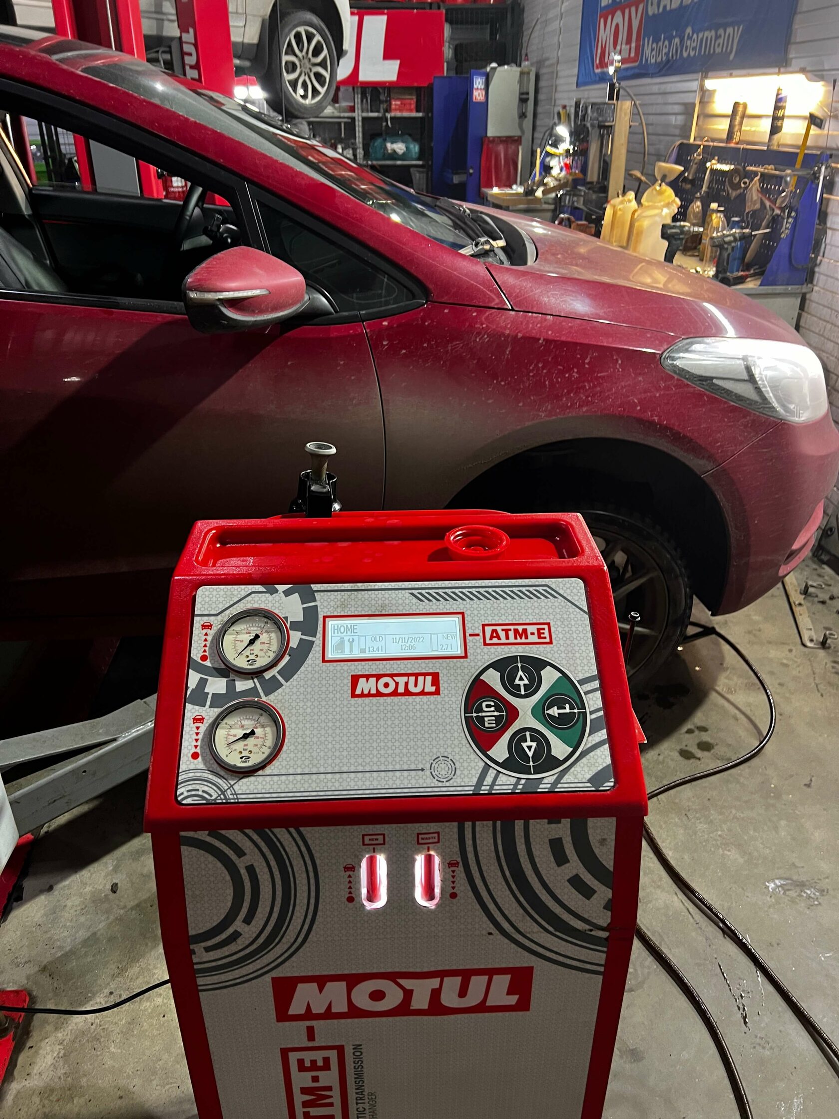 Установка Motul Evo подключена к Kia Cerato