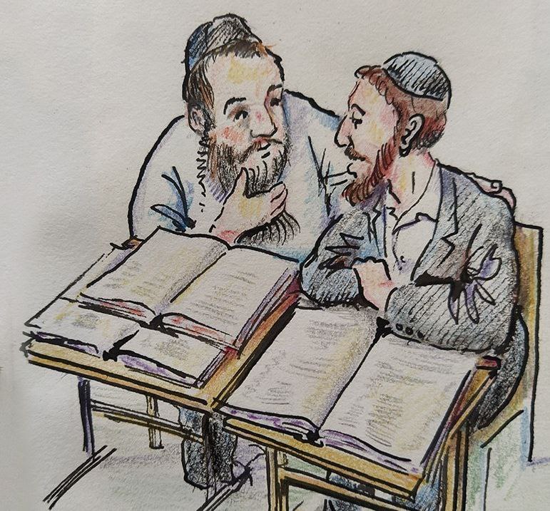 «Ва-йехулу» и «Меэйн Шева»: субботние молитвы завершения и покоя ( иллюстрация Йосифа Лихтарева)