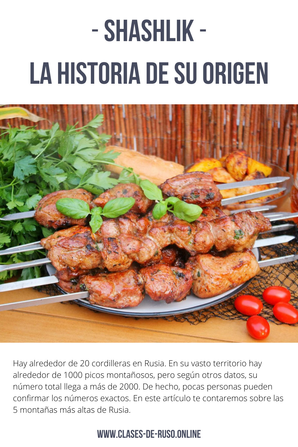 Shashlik – la historia de su origen