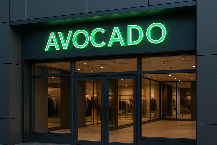 Неоновые и световые вывески для магазинов и офисов в Новосибирске — Avocado
