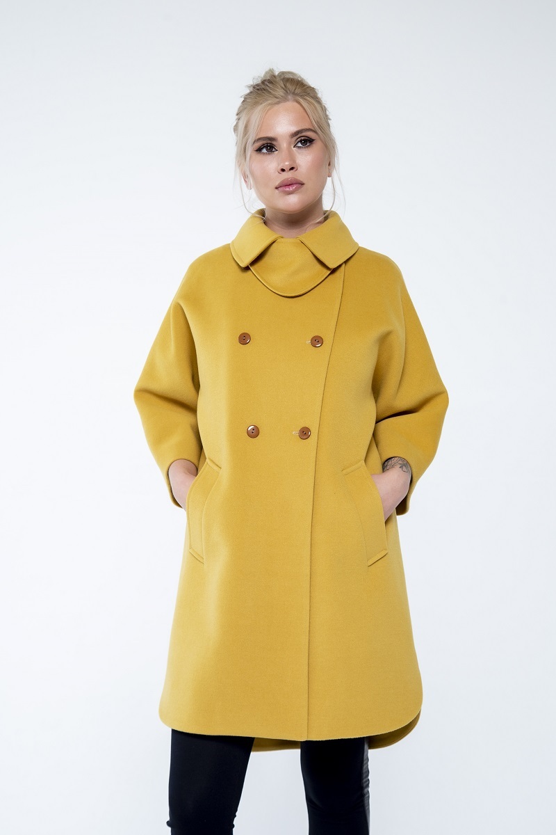 Модное демисезонное пальто
