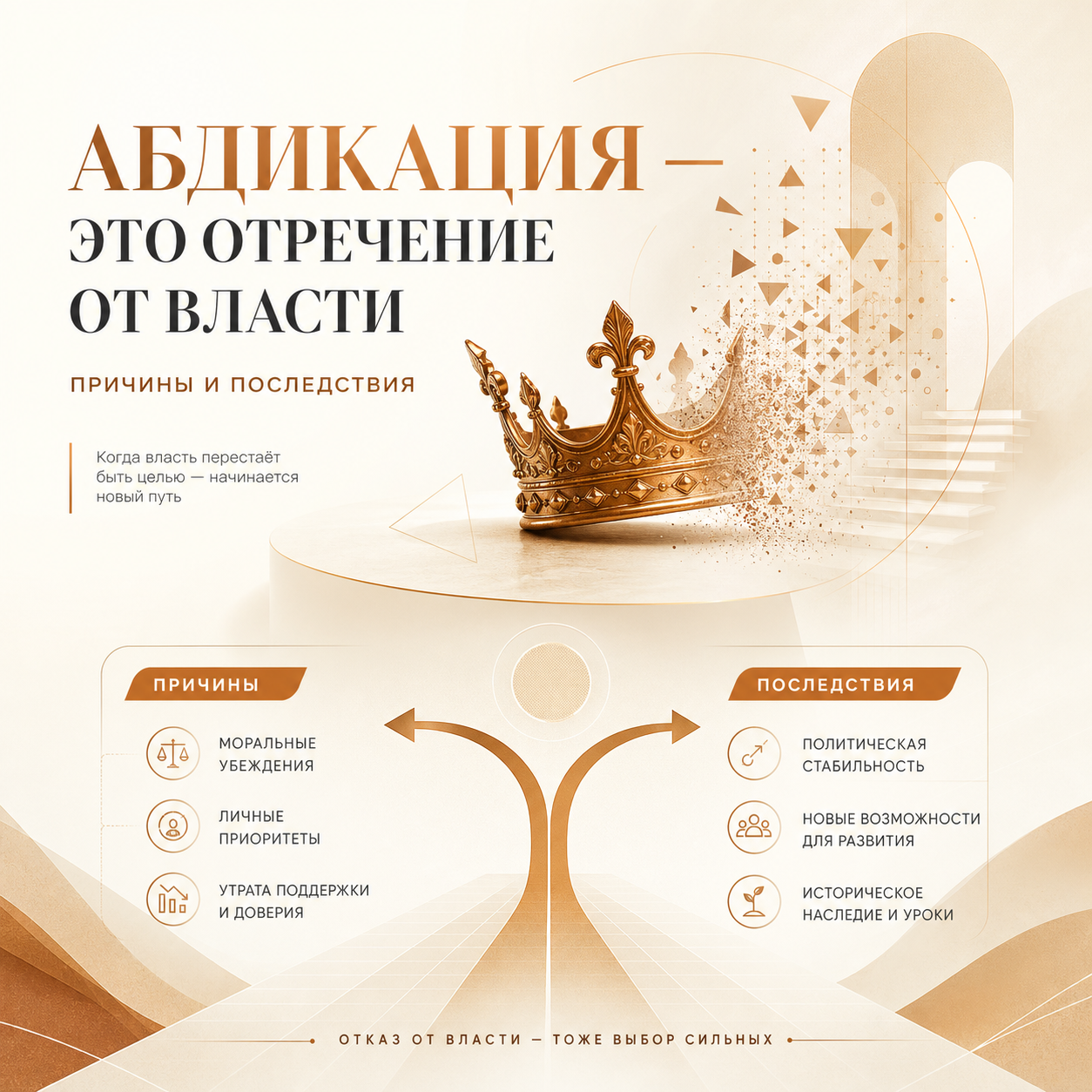Абдикация — что это такое простыми словами