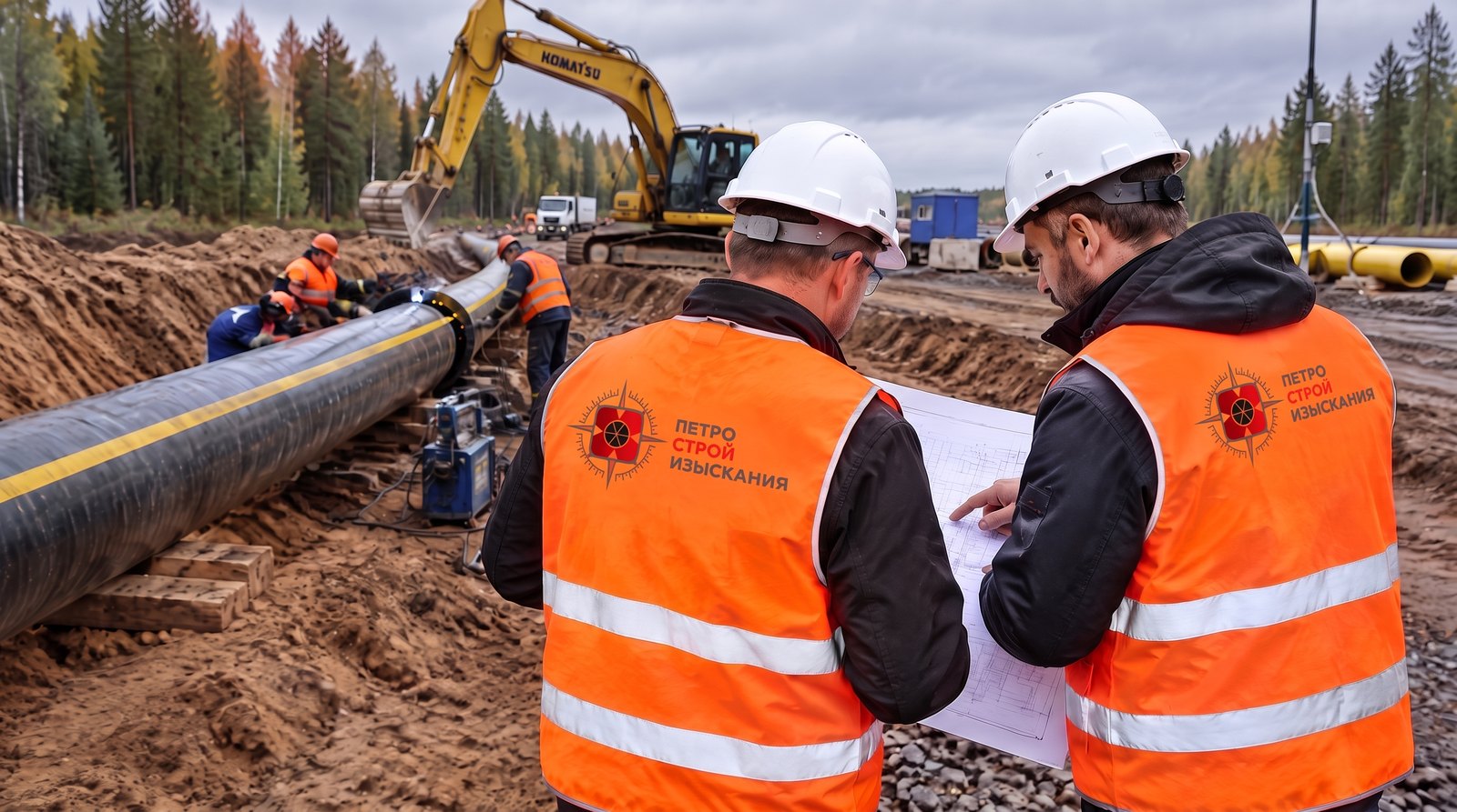 Специалисты «Петро Строй Изыскания» с проектом на строительстве газовых сетей