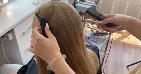 Деление волос на зоны. Урок №3 курса полировка волос