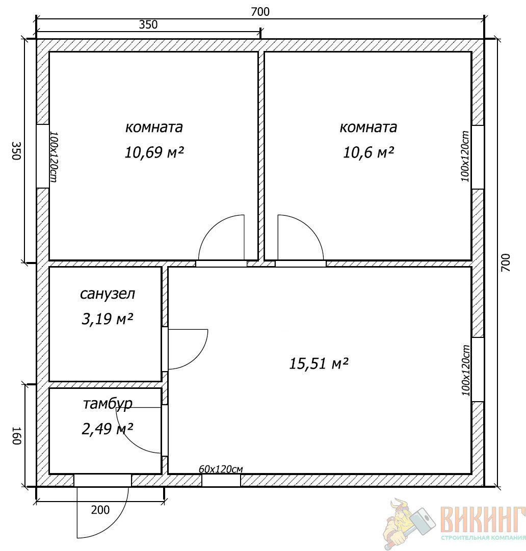 Чертежи 5 комната