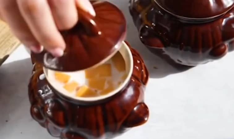 Приготовление пшённой каши с тыквой в горшочке в духовке: шаг 4