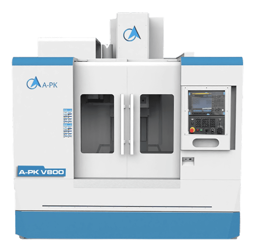 Compact vertical CNC machining center A-PK V800 for precision metal cutting