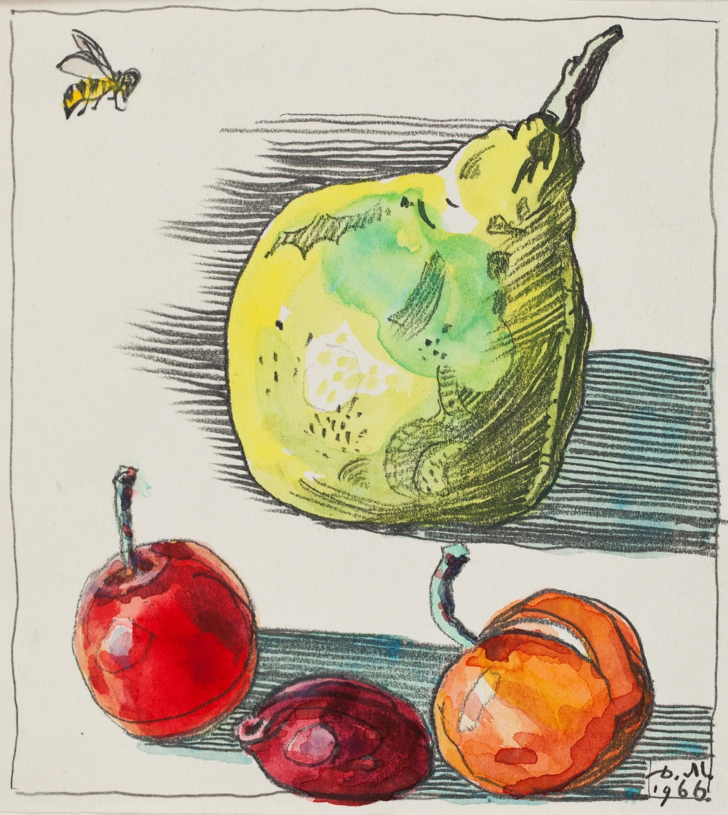 Фрукты и пчела. 1966