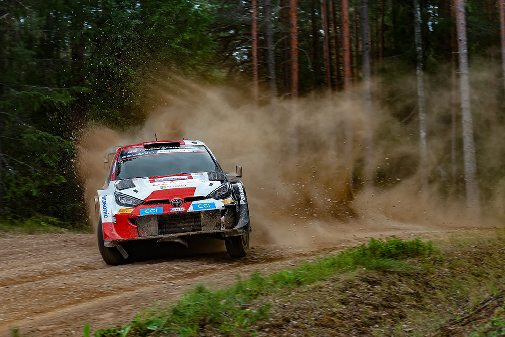 Калле Рованпера и Йонне Халттунен, Toyota GR Yaris Rally1 (A-6754), ралли Эстония 2023/Фото: Toyota Gazoo Racing WRT