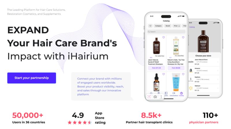 iHairium AI SDK for Hair Care Brands