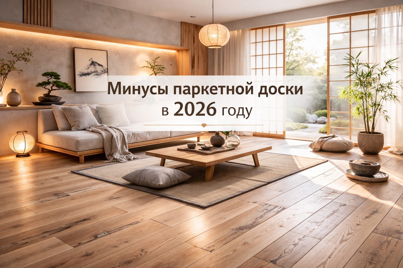 Паркетная доска для квартиры - пример покрытия и обзор минусов паркетной доски