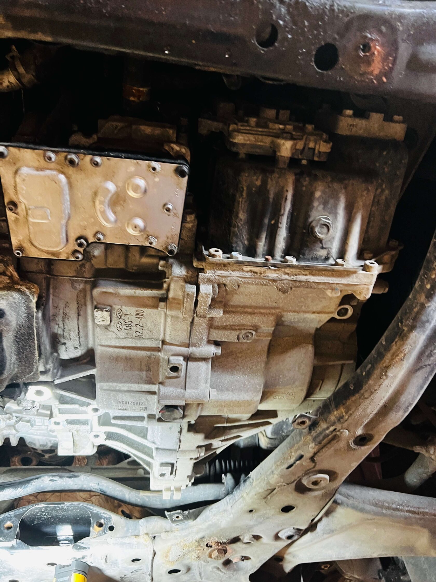 Hyundai Santa Fe TM РКПП D8LF1 замена масла