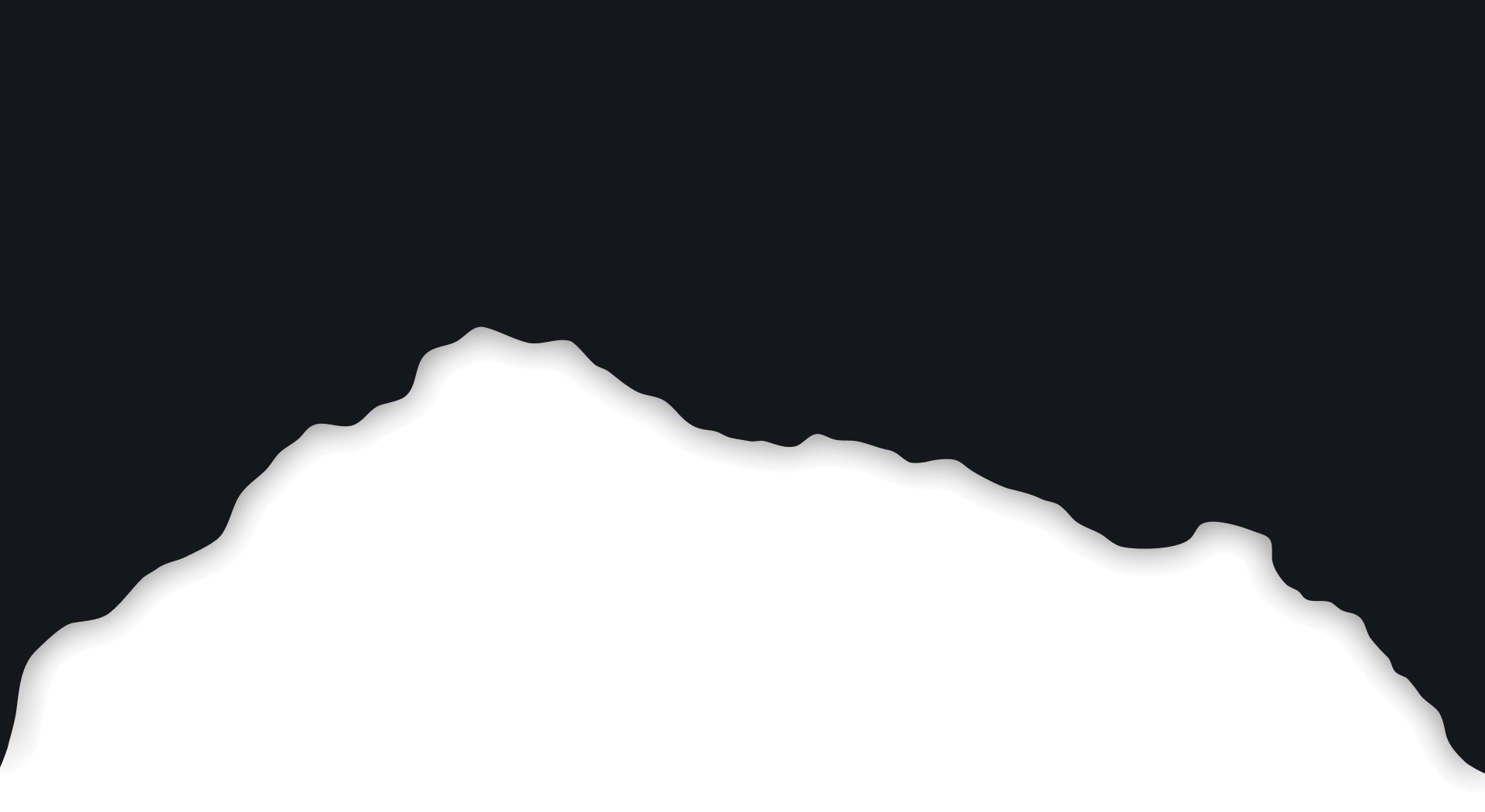 Верхнее черное перекрытие страницы