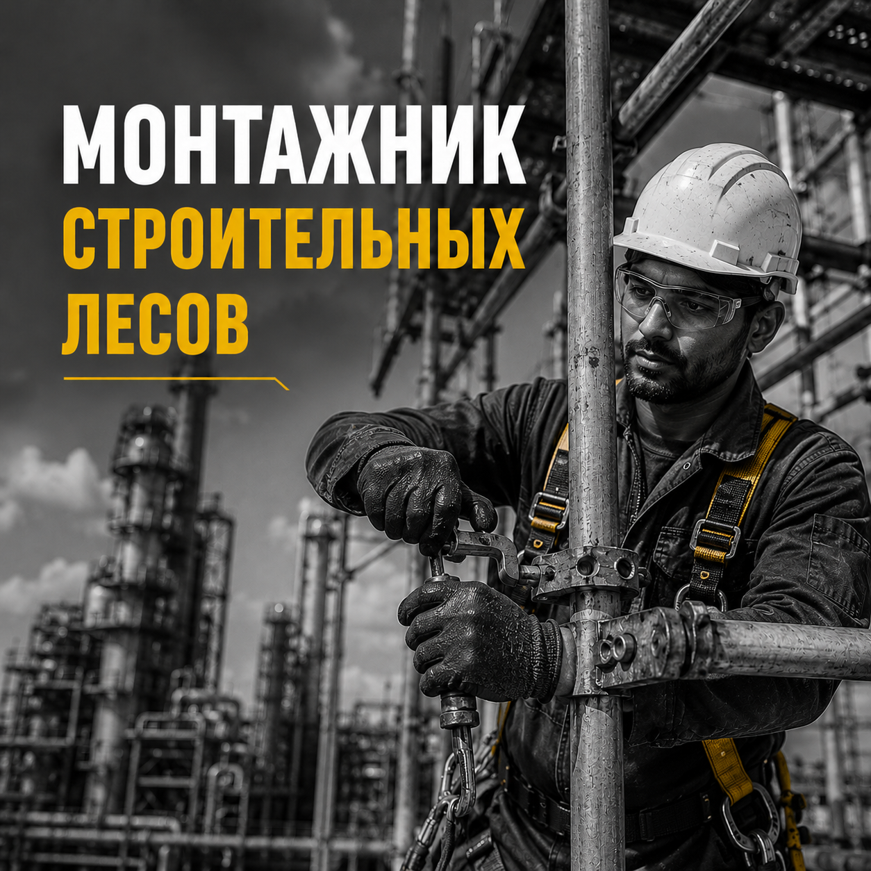 Монтажник строительных лесов из Индии