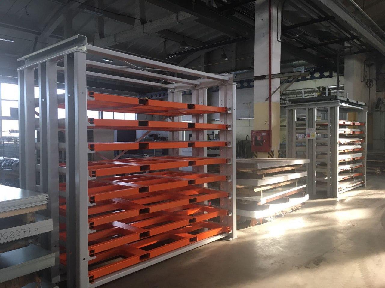 Photos of sheet metal rack systems | RAXMET