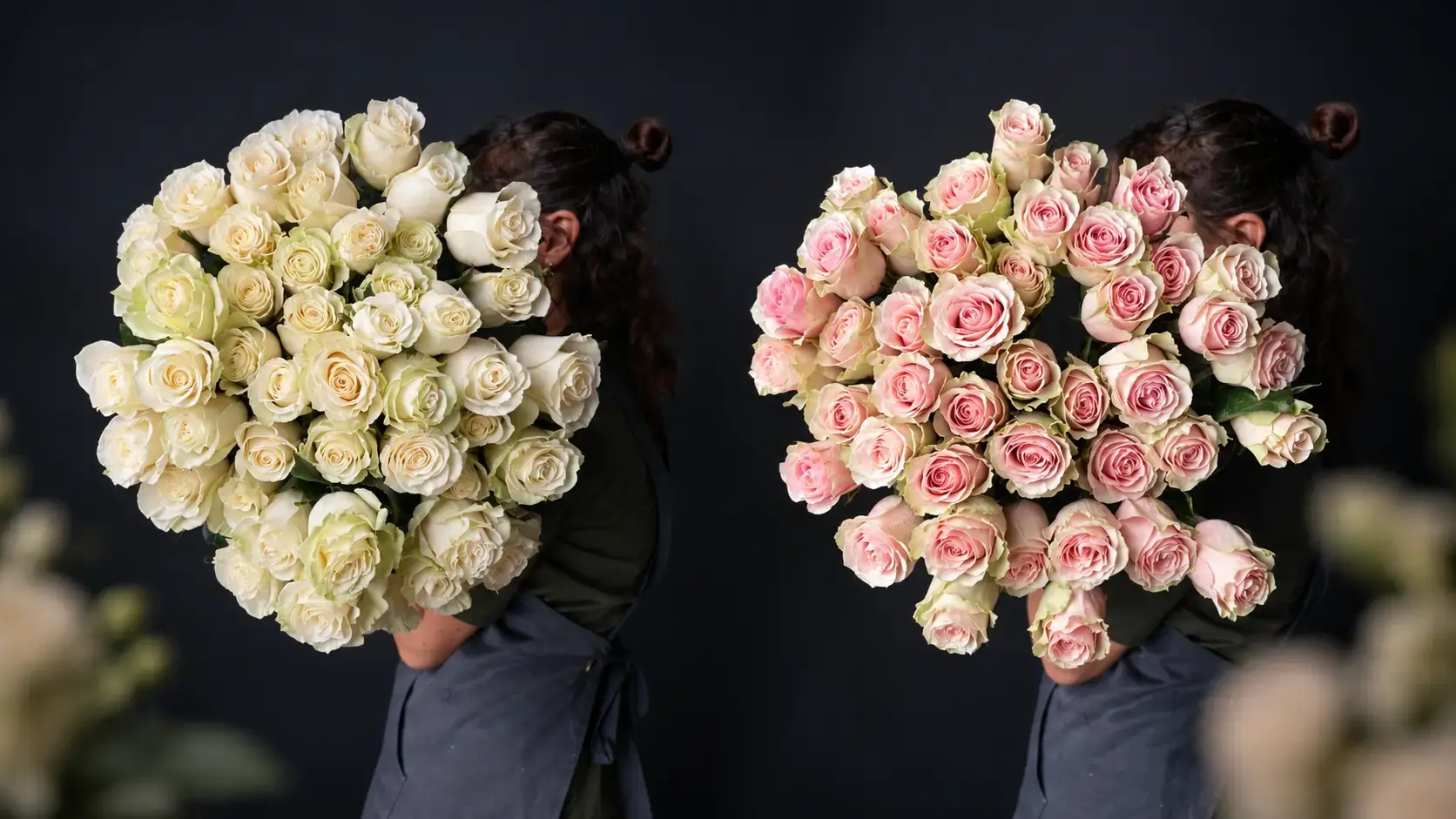 Розы Эквадор Mondial и Pink Mondial — GREKHOVA FLOWERS