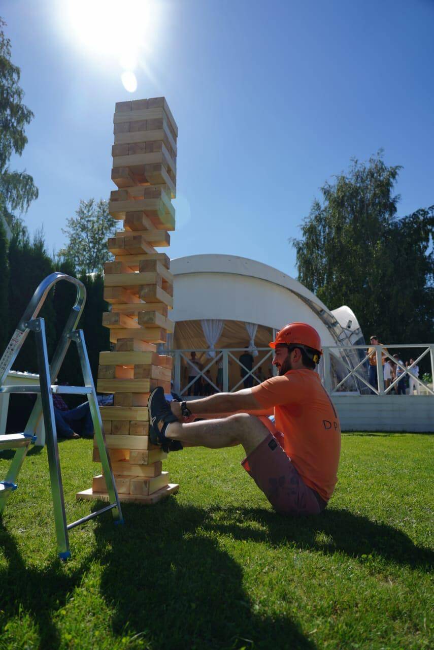 Гигантская дженга в аренду