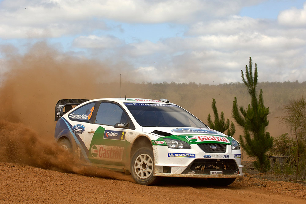 Тони Гардемайстер и Якке Хонканен, Ford Focus RS WRC '06 (EU55 BMY), ралли Австралия 2005/Фото: Ford Rallye Sport