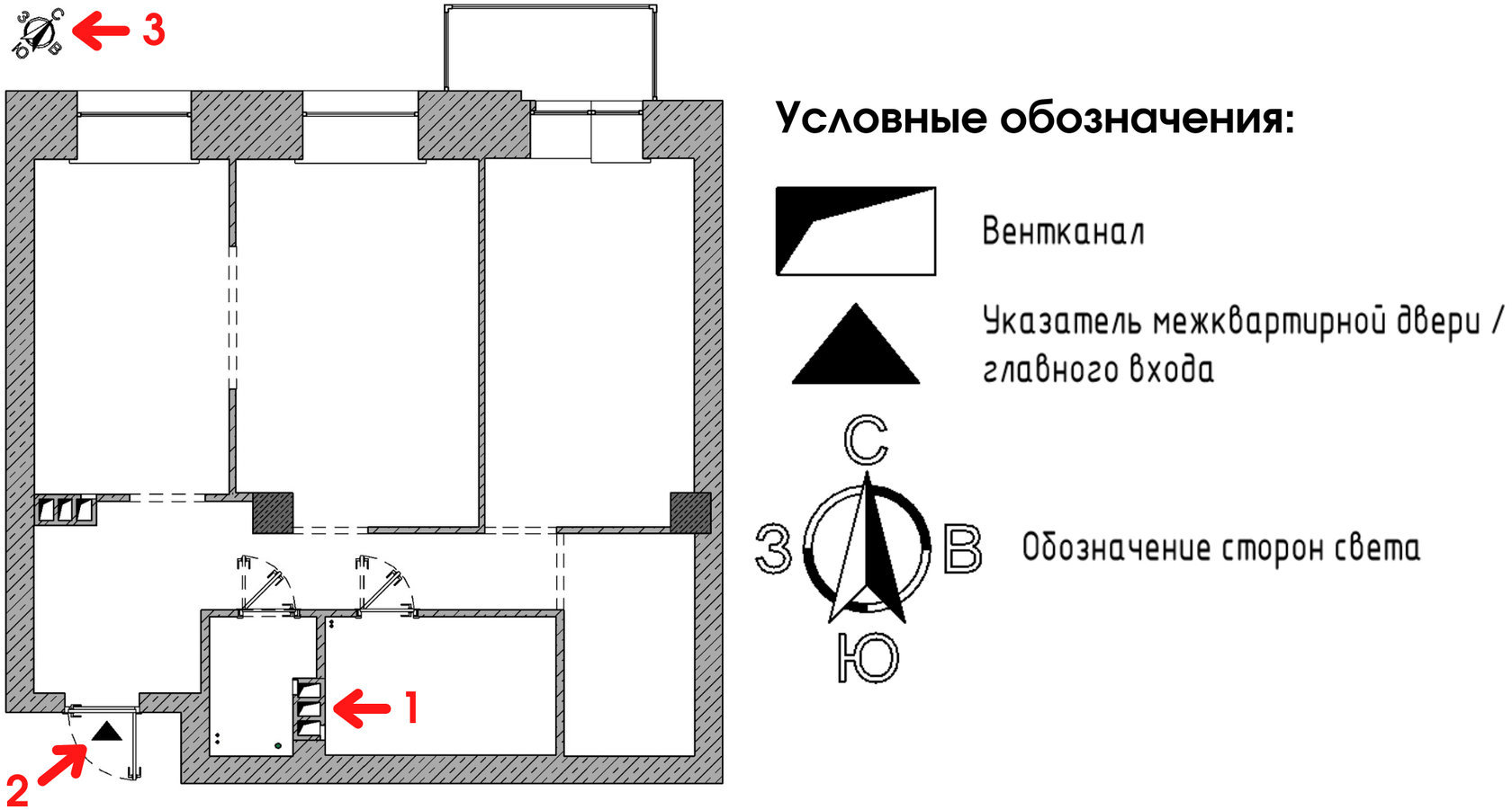 Обмерный план revit