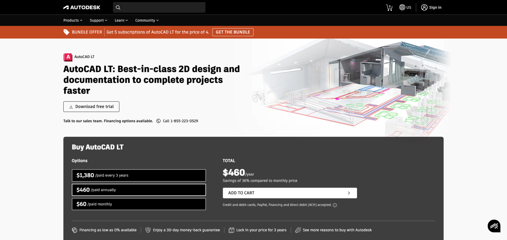 Autodesk AutoCAD LT: Streamline design processes with Autodesk AutoCAD LT and its powerful tools for creating precise technical drawings.