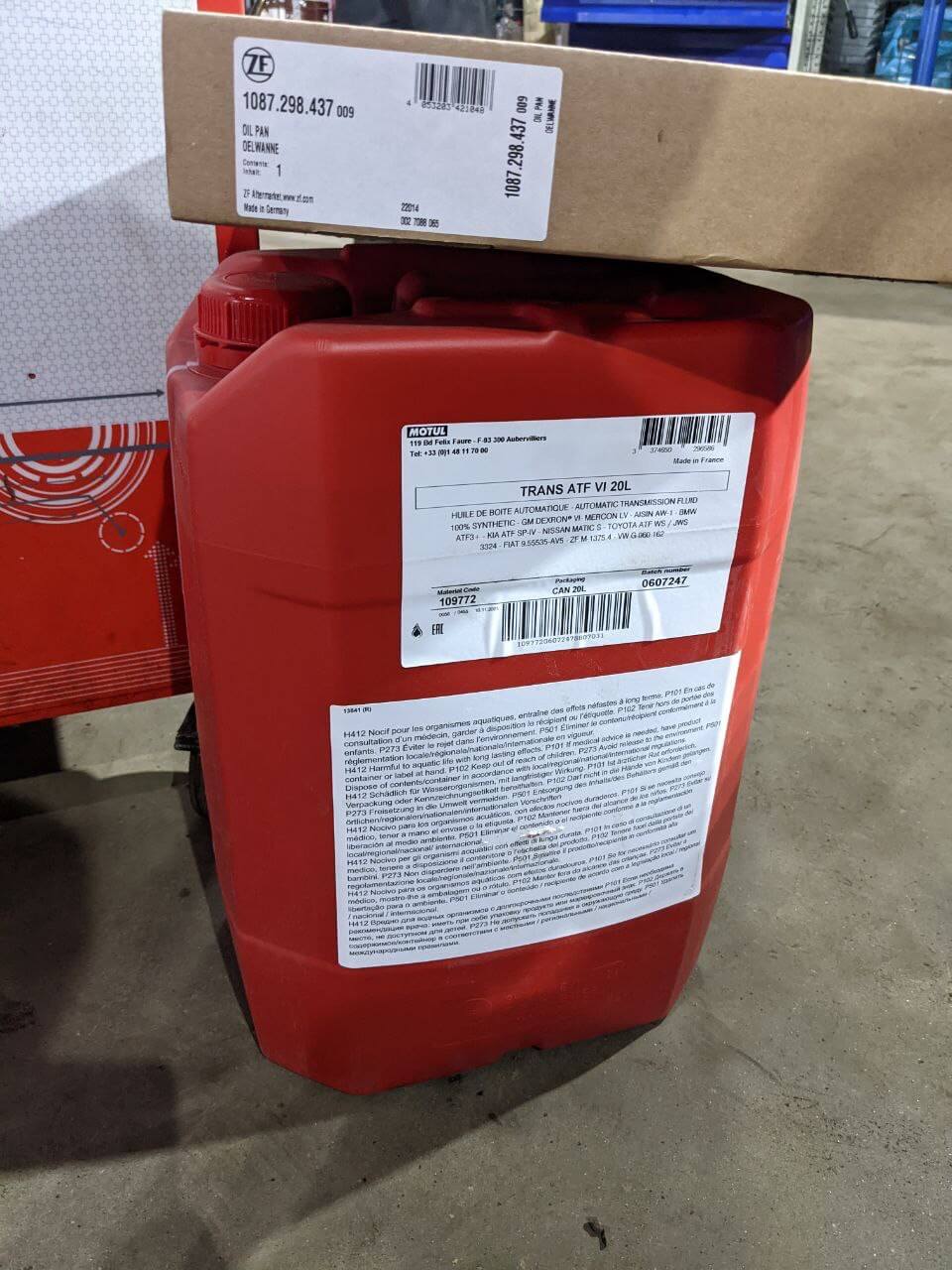 Новая версия поддона ZF 1087298437