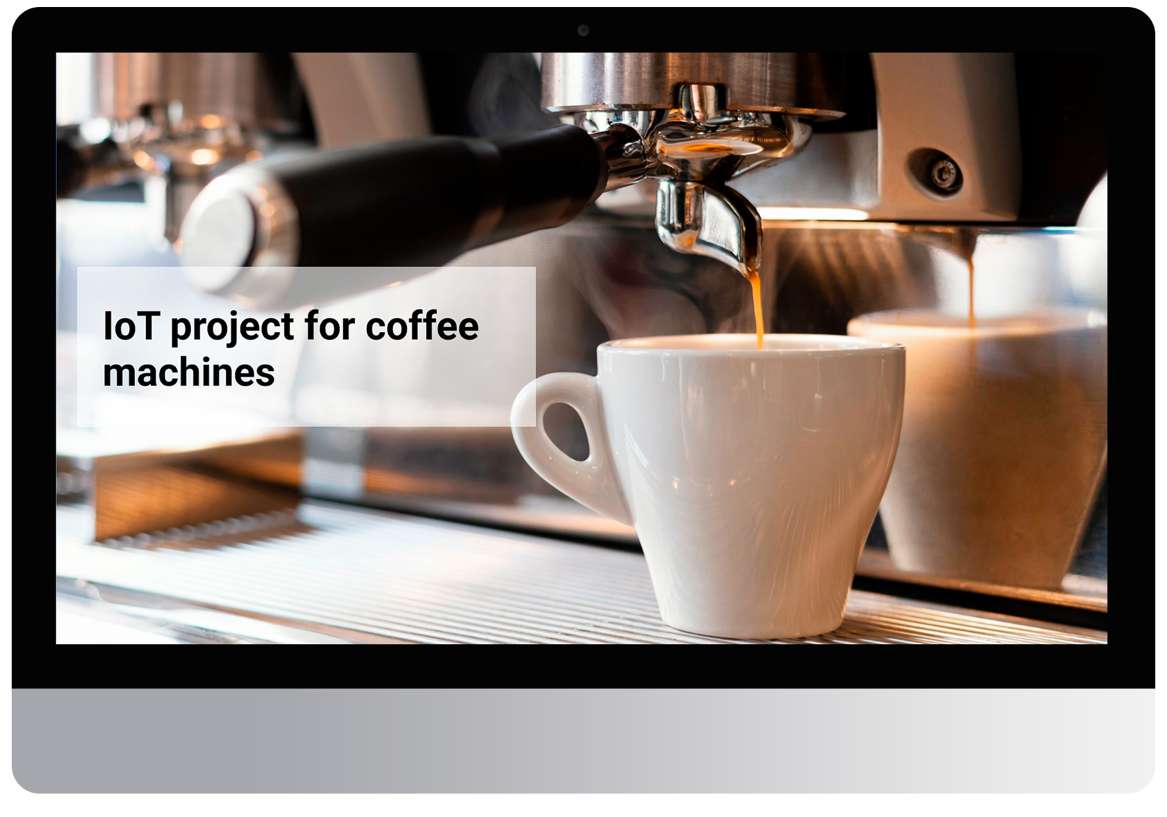 IoT project for coffee machines and data analysis for service reasons