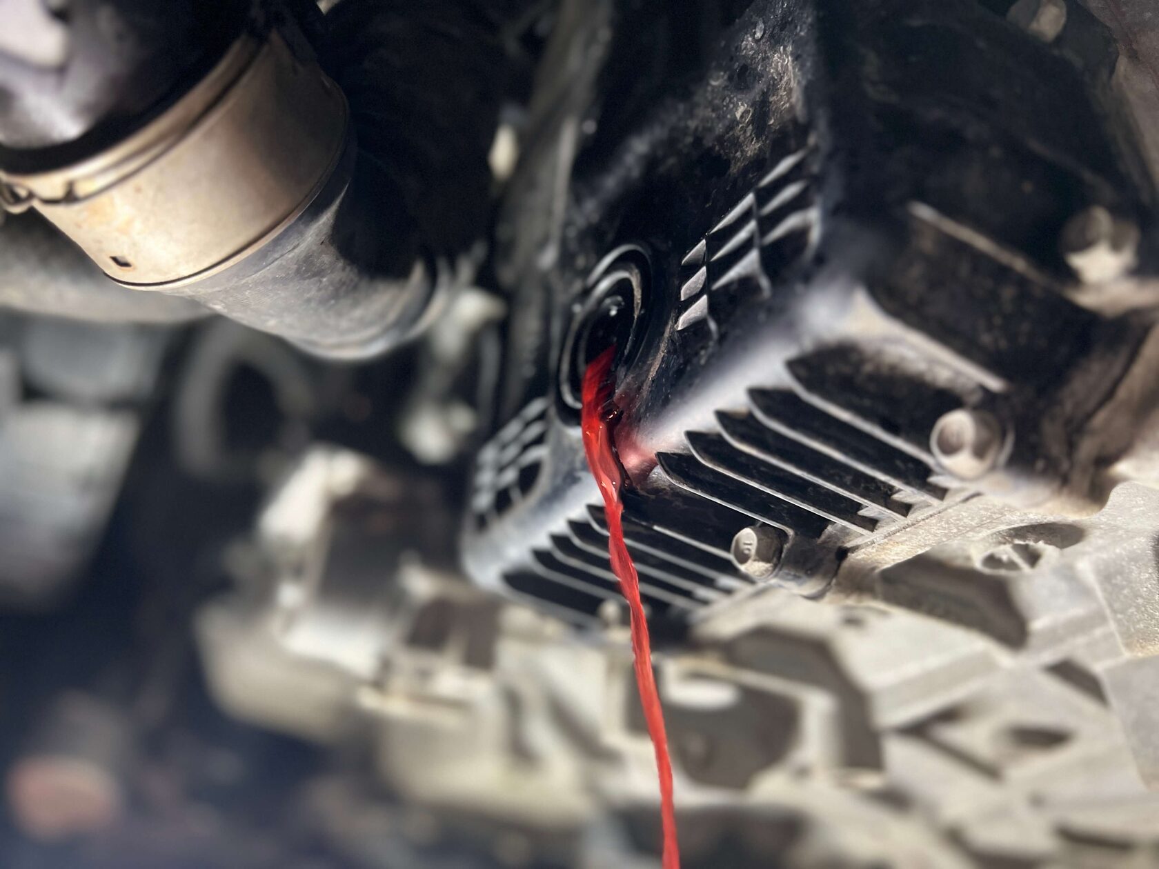 Проверка уровня масла