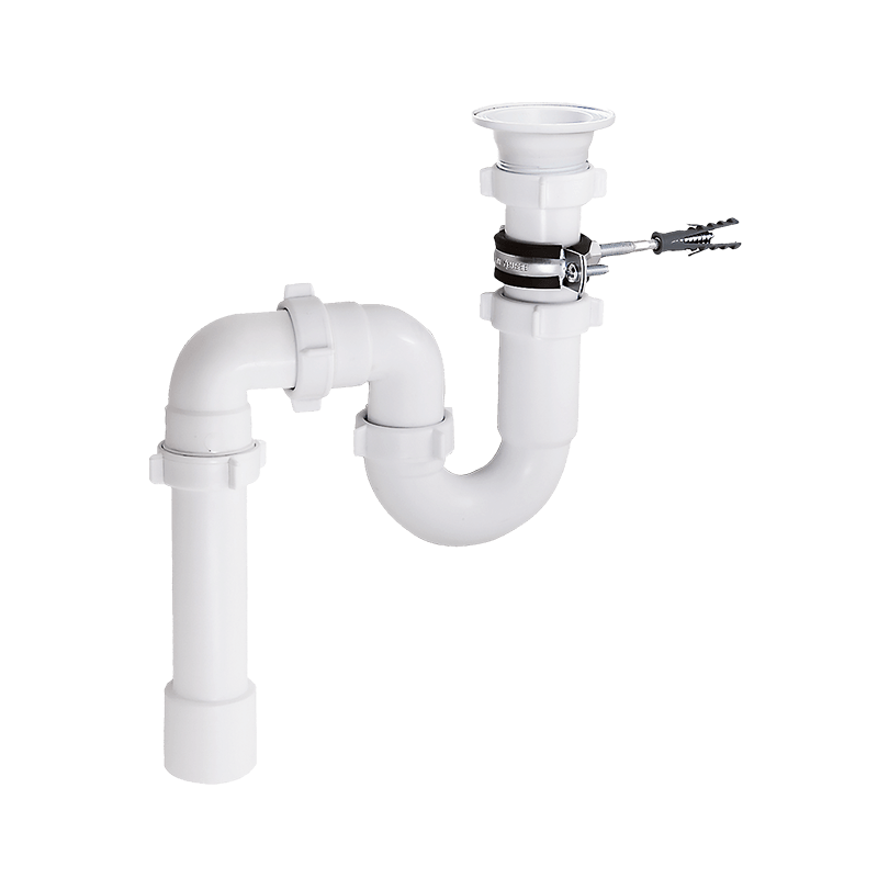 RS-4108 Сифон прямоточный 1 1/2\"х40, с разрывом потока струи, приёмная ...