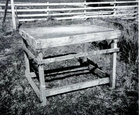 стол из сетки узв акваферма