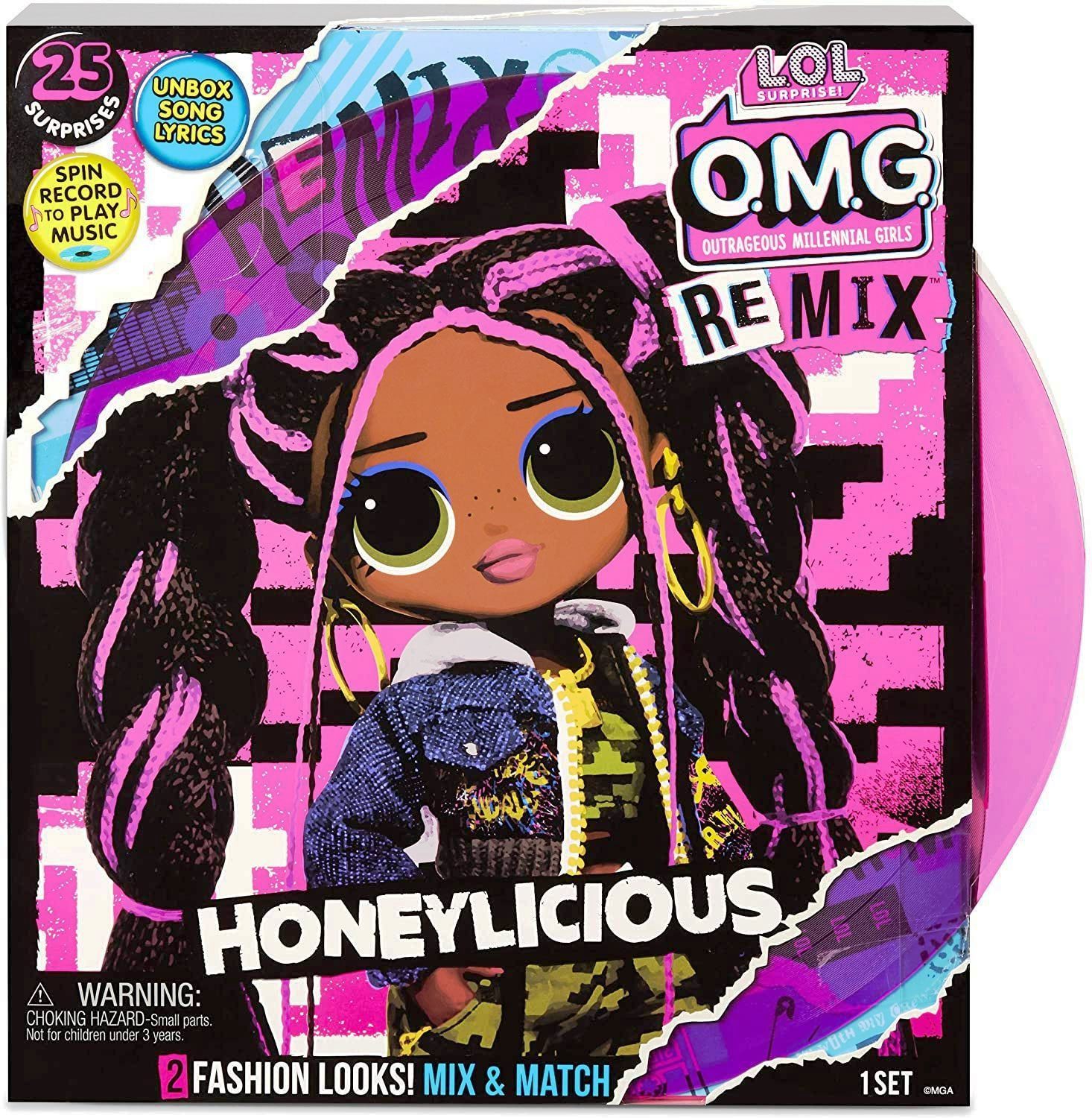 L.O.L. Surprise O.M.G. Remix Honeylicious Fashion Doll