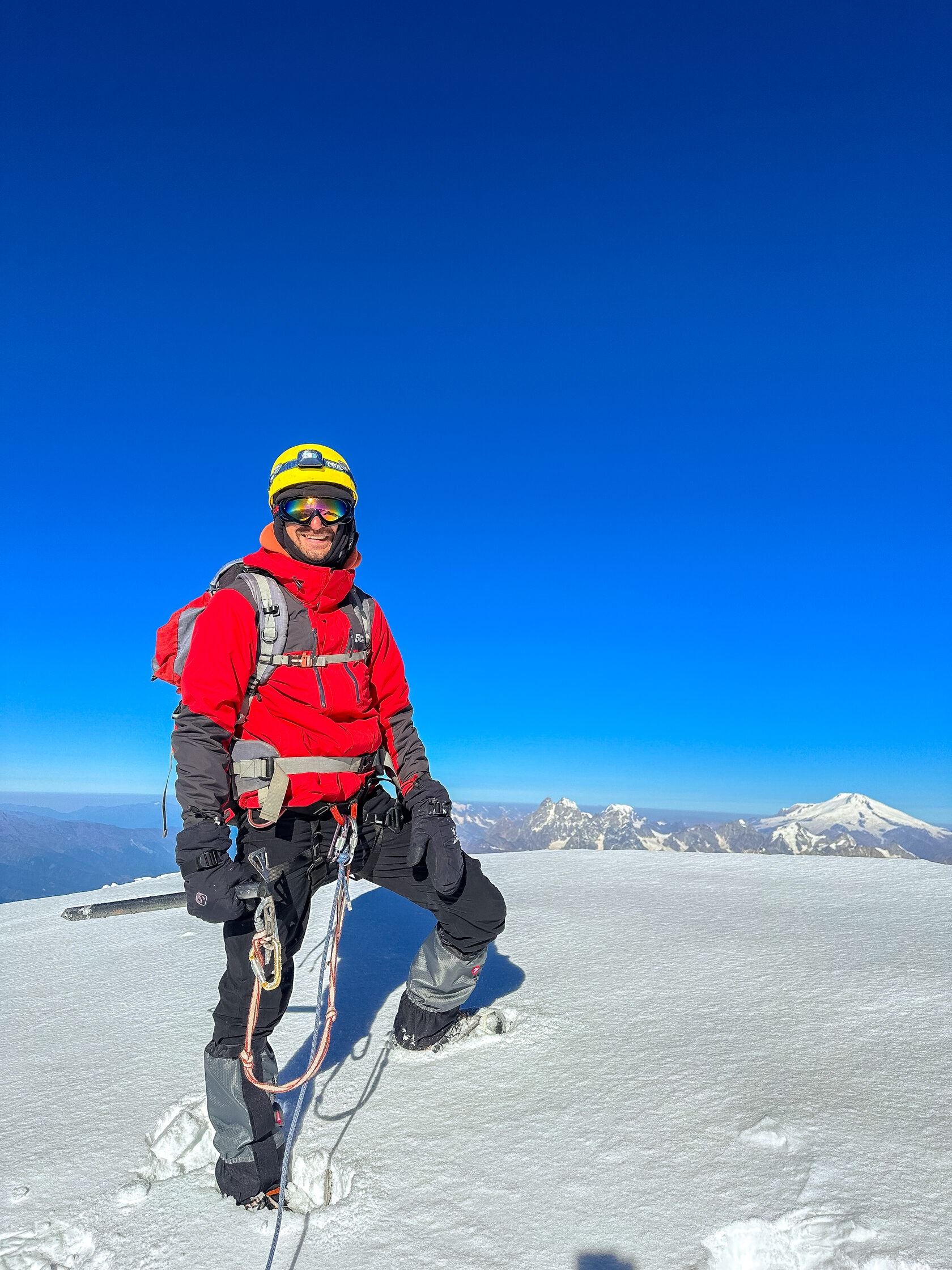 на вершине Тетнульди