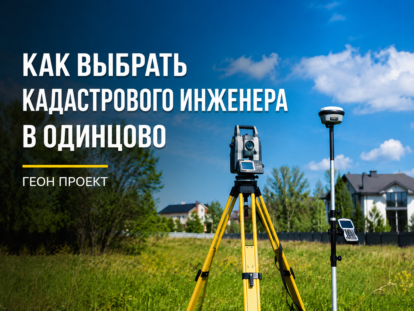 Как выбрать кадастрового инженера для работ в Одинцово