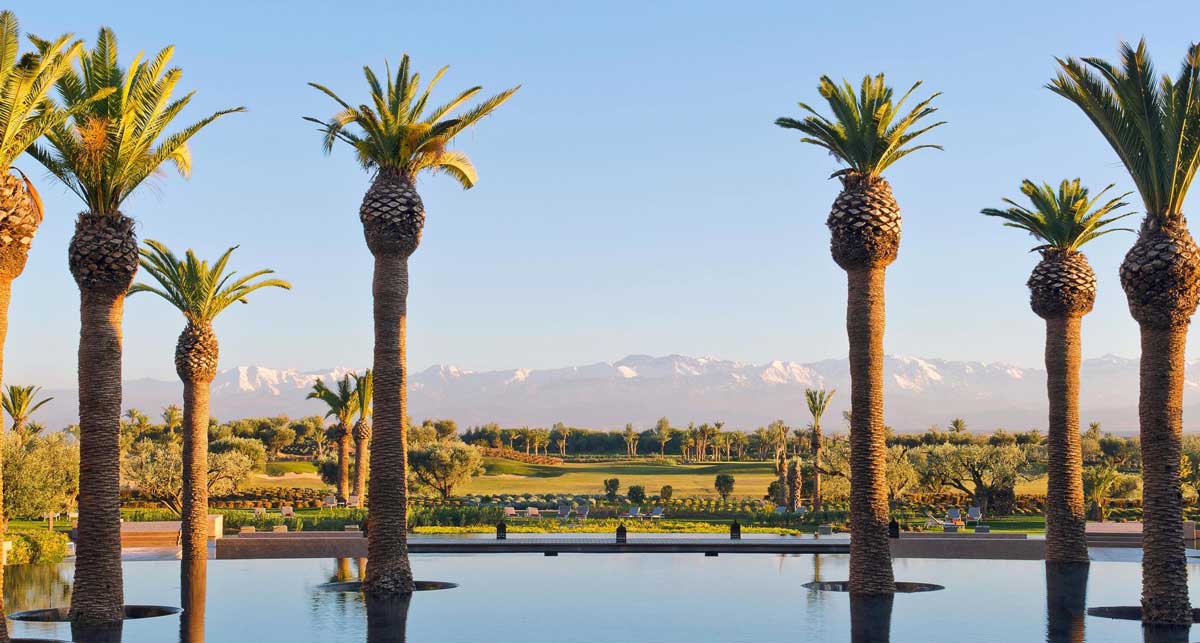 На фото: гольф туры в Марокко в отель Fairmont Royal Palm Marrakesh в Марракеше