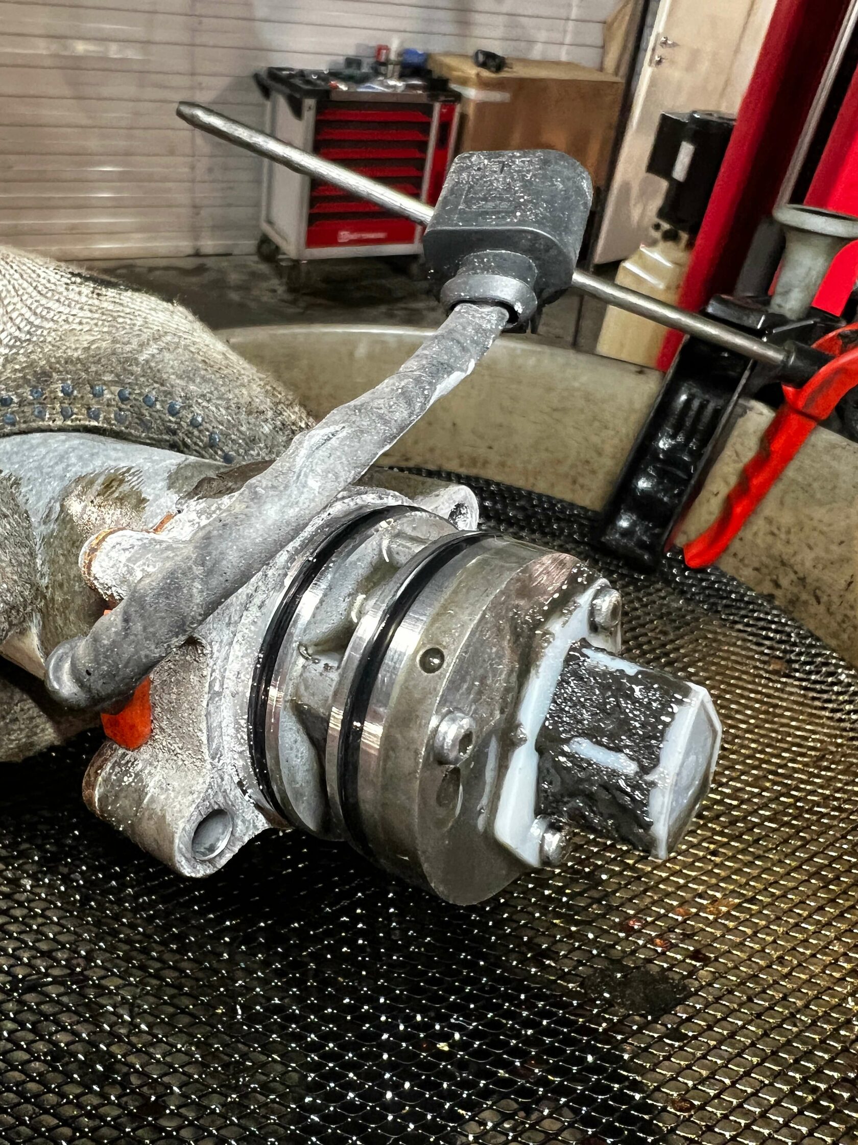 Демонтаж насоса Haldex