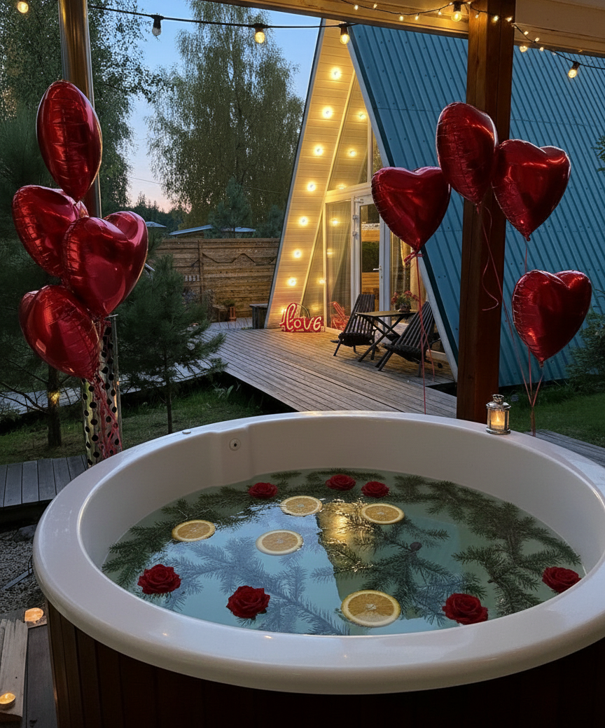 красивый романтический загородный отдых в Афрэйм Хэппи